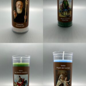 Velón de Santo para Oración y Protección Espiritual
